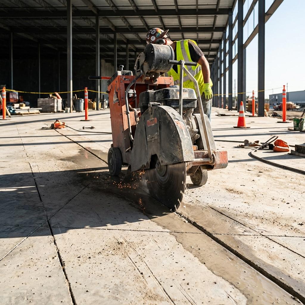 Concrete Cutting illustration